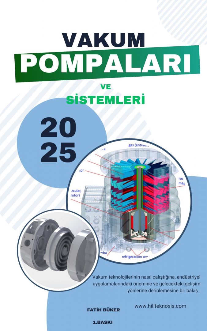 'VAKUM POMPALARI ve SİSTEMLERİ' Yeni Kitabımız tamamlanmıştır.